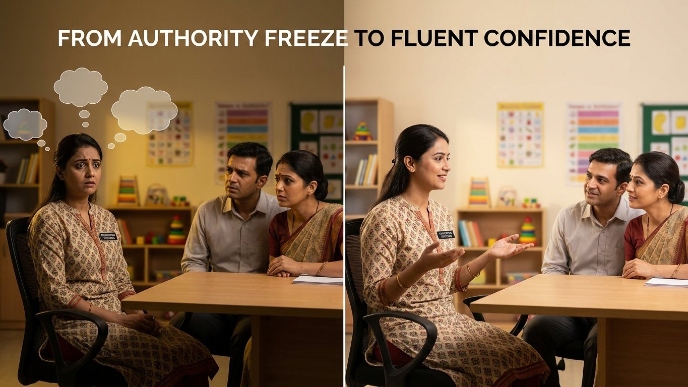 How to Speak English Fluently in Parent-Teacher Meetings: A Teacher's 5-Minute Daily Method